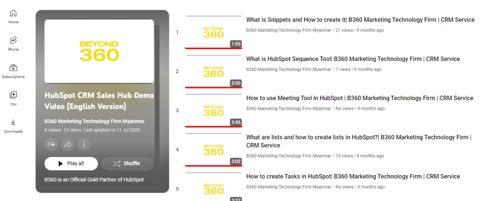 Additional Demo Video Resources for Kings Yangon International School